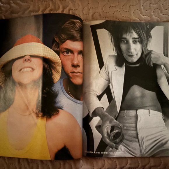 Rolling Stone Picture 1975 Annual Photo Rock Magazine Paul Michael Jimmy David - Picture 7 of 13